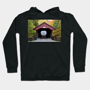 Newfield Cover Bridge, New York Hoodie